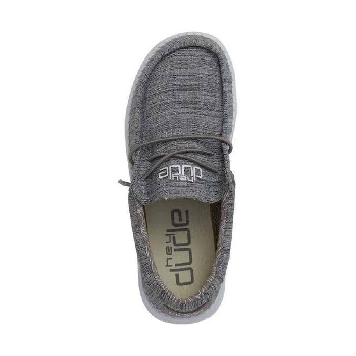 Hey Dude Youth Wally - Linen Stone KIDS - Footwear - Casual Shoes Hey Dude