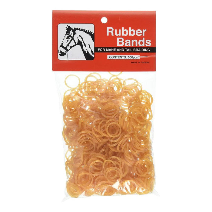 Rubber Braid Bands Equine - Grooming Partrade Chestnut