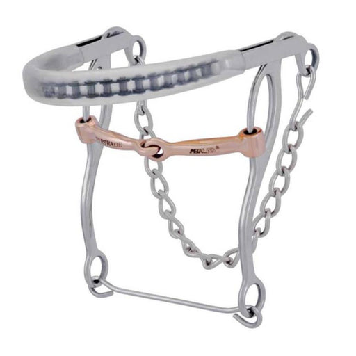 Metalab Plastic Covered Nose Combo Hackamore W/Snaffle Bit Tack - Bits Metalab