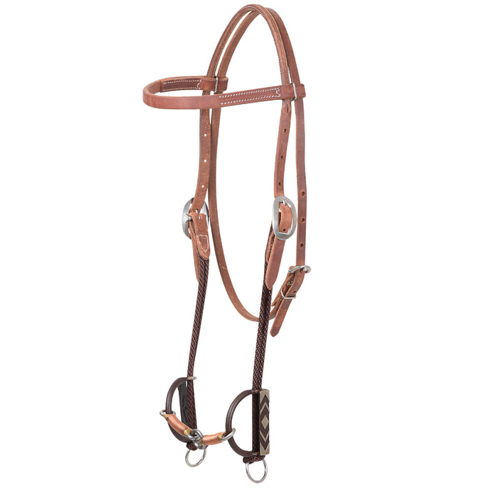 Classic Equine Diamond Draw Bit with Headstall Tack - Bits Classic Equine