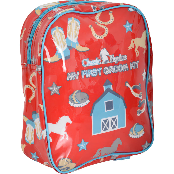 Classic Equine Kid Groom Kit Equine - Grooming Classic Equine Red