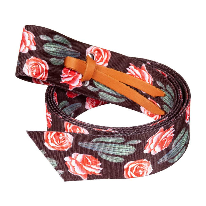 Mustang Fashion Print 6' Nylon Latigo Tie Strap Tack - Saddle Accessories Mustang cactus