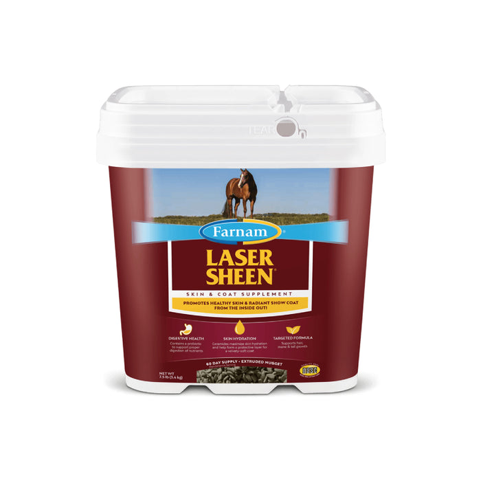 Farnam Laser Sheen Skin And Coat Equine - Supplements Farnam 7.5lb