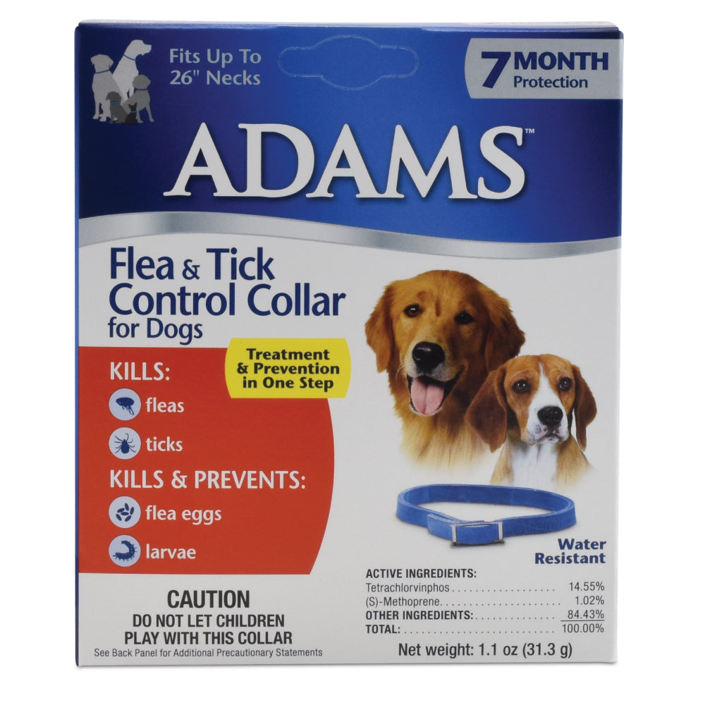 Adams Plus Flea & Tick Collar for Dogs Pets - Pest Control Adams   