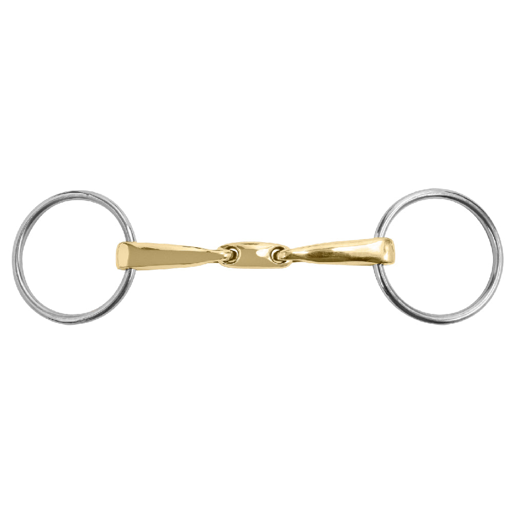 M. Toulouse Curved Mouth Loose Ring Snaffle with Lozenge Tack - English Tack & Equipment - English Tack Intec Performance Gear   