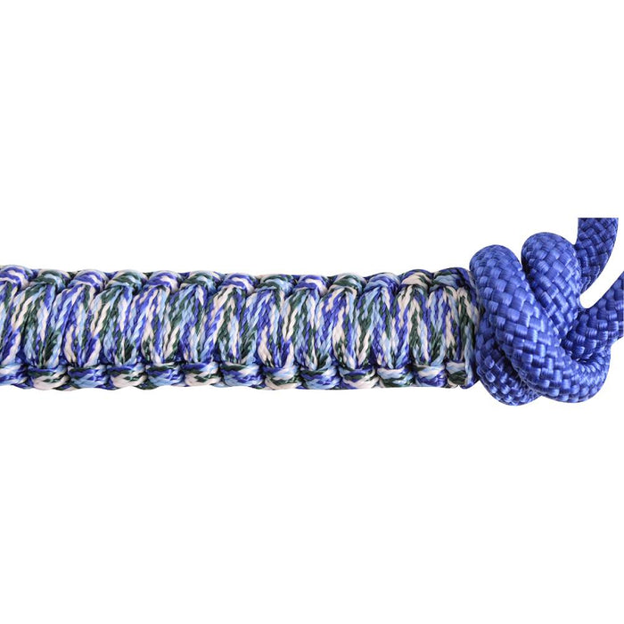 Cashel Braided Rope Nose Halter with Lead Tack - Halters & Leads Cashel Blue Camo