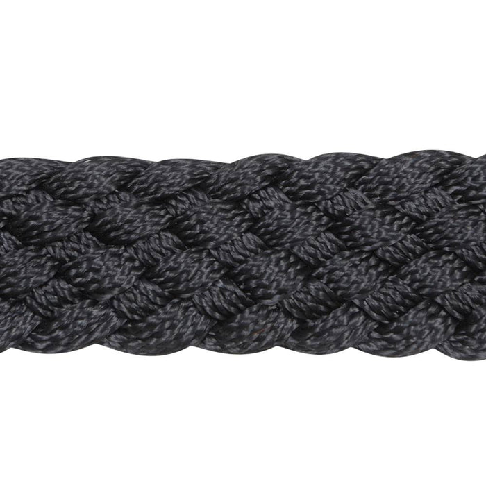 Cashel Flat Braid Halter with Lead Tack - Halters & Leads Cashel Black