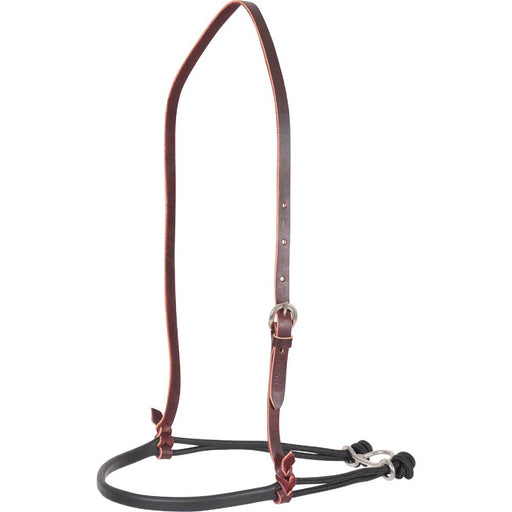 Martin Saddlery Double Nylon Rope Nosebands With Shrink Wrap Cover Tack - Nosebands & Tie Downs Martin Saddlery Black
