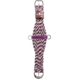 Classic Equine Colored 100% Mohair Cinch Tack - Cinches Classic Equine Purple/Natural 28" 
