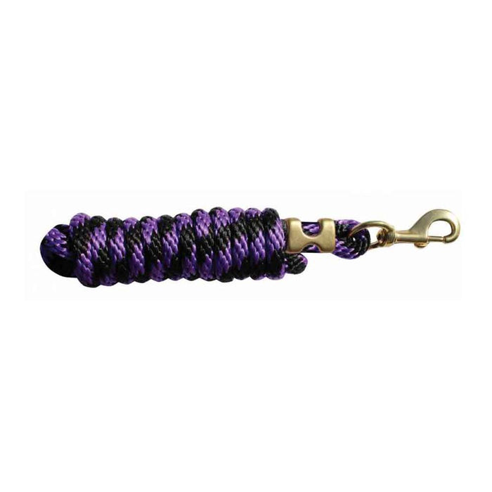 Professional's Choice Poly Lead Rope Tack - Halters & Leads Professional's Choice Black/Purple