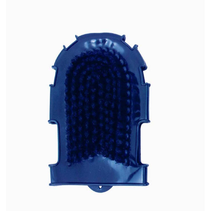 Partrade Rubber Glove Massage Mitt Equine - Grooming Partrade Blue