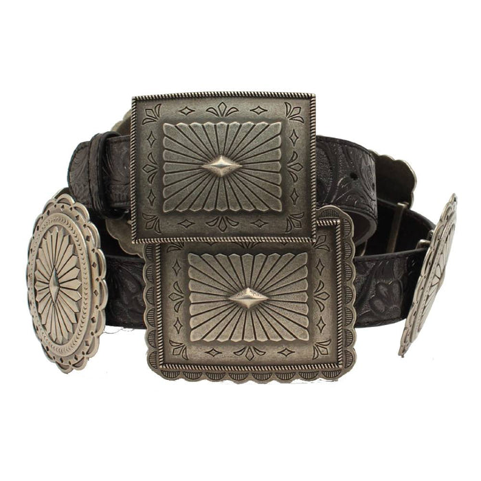 W. Oval/Rectangle Concho Belt WOMEN - Accessories - Belts M&F Western Products