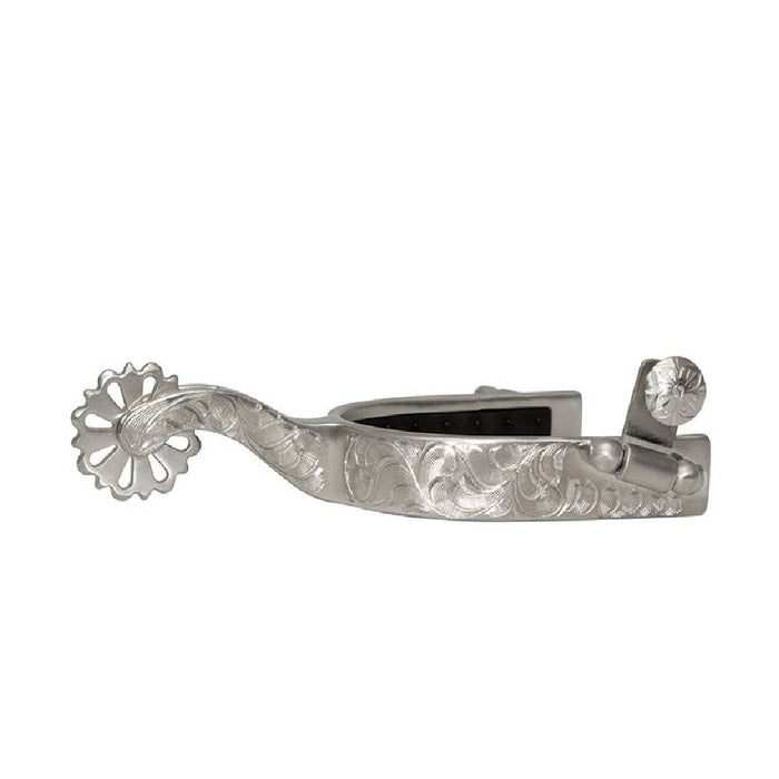 Metalab Anti Slip Rubber Comfort Reining Spurs Tack - Spurs Metalab Medium