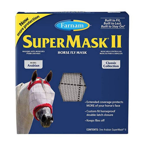 SuperMask II Arabian/Small Horse Fly Mask Equine - Fly & Insect Control Farnam