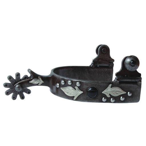 Professional's Choice 3/4" Black Stone Feather Spur Tack - Spurs Professional's Choice