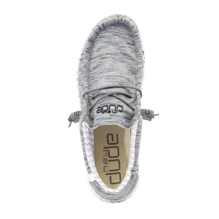 Hey Dude Wally Stretch Fleece - Stone White MEN - Footwear - Casual Shoes Hey Dude