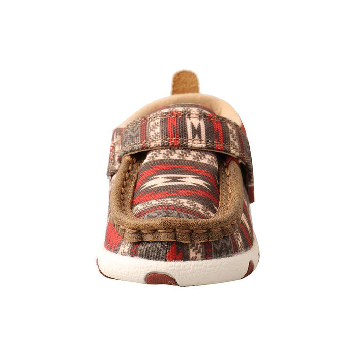 Twisted X Baby Hooey Red Aztec Driving Moc KIDS - Baby - Baby Footwear Twisted X