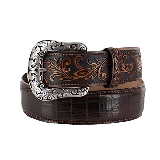 Tony Lama Brown Pinto Classic Belt MEN - Accessories - Belts & Suspenders Leegin Creative Leather/Brighton