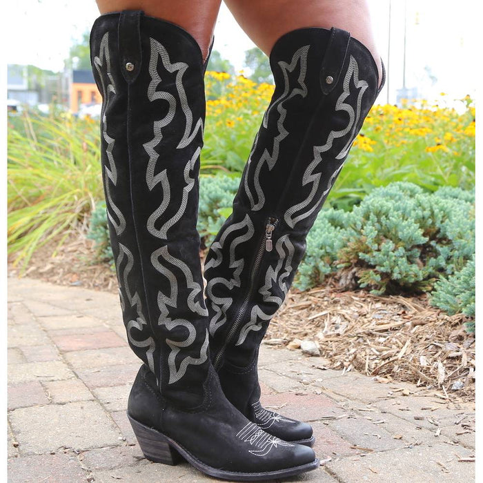 Liberty Black Allyssa Grease Negro Boot WOMEN - Footwear - Boots - Fashion Boots Liberty Black Boot Co.
