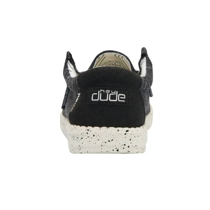 Hey Dude Youth Wally Stretch - Black KIDS - Footwear - Casual Shoes Hey Dude