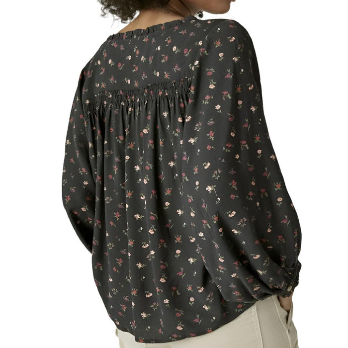 Lucky Brand Floral Button Front Shirt WOMEN - Clothing - Tops - Long Sleeved Lucky Brand Jeans