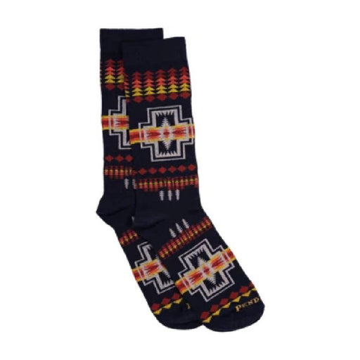 Pendleton Harding Crew Socks WOMEN - Clothing - Intimates & Hosiery Pendleton Navy M