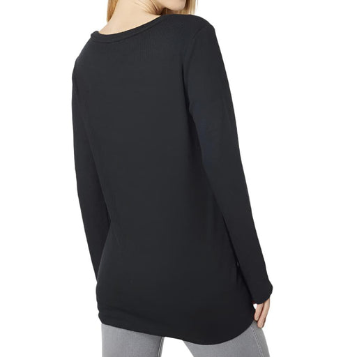 Dylan Rib Knit Crew Tee WOMEN - Clothing - Tops - Long Sleeved Dylan