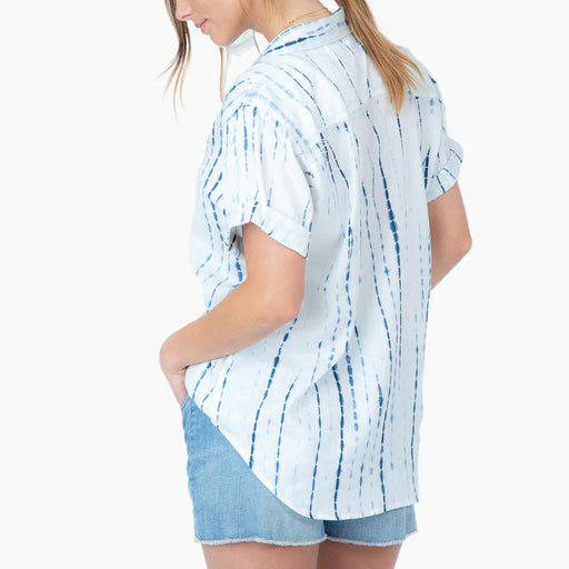 Dylan Hand-Dyed Roll Sleeve Top WOMEN - Clothing - Tops - Short Sleeved Dylan