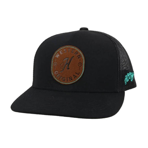 Hooey "Spur" Leather Patch Trucker Cap HATS - BASEBALL CAPS Hooey