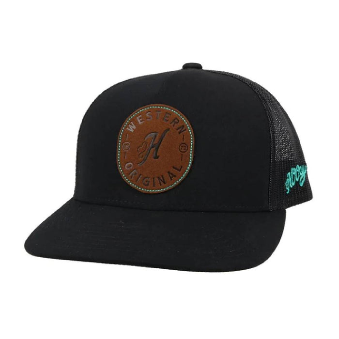 Hooey "Spur" Leather Patch Trucker Cap HATS - BASEBALL CAPS Hooey