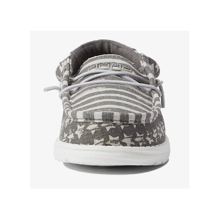 Hey Dude Youth Wally - Greyed Patriotic KIDS - Footwear - Casual Shoes Hey Dude