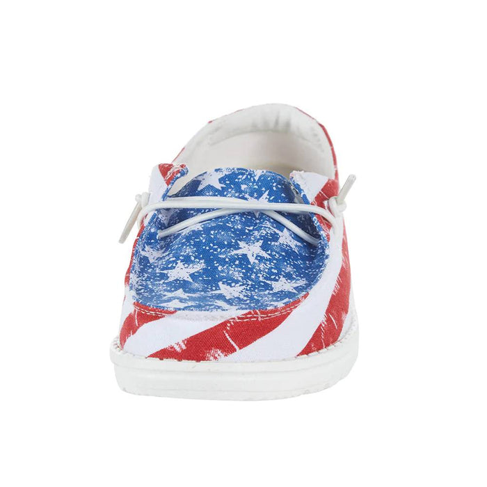 Hey Dude Youth Wendy - Star Spangled KIDS - Footwear - Casual Shoes Hey Dude