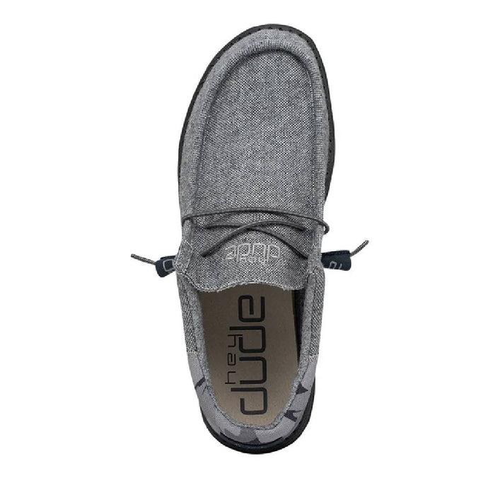 Hey Dude Wally Funk - Wool Grey Camo - FINAL SALE - Size 14 MEN - Footwear - Casual Shoes Hey Dude