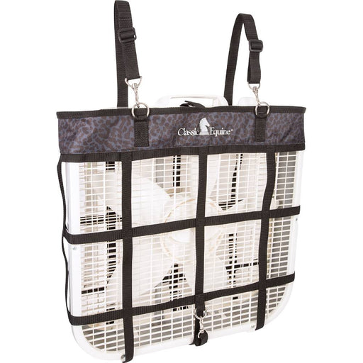 Classic Equine 20"x20" Fan Bag Barn - Accessories Classic Equine Black Leopard