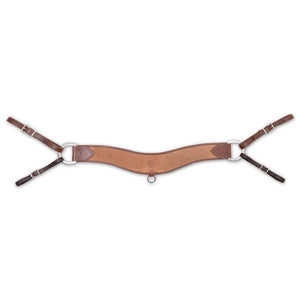 Martin Saddlery Wrapped Roughout Breast Collar Tack - Breast Collars Martin Saddlery