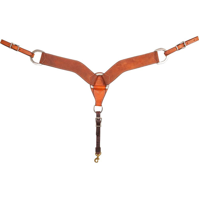 Martin Saddlery 2-3/4" Chestnut Roughout Breast Collar Tack - Breast Collars Martin Saddlery