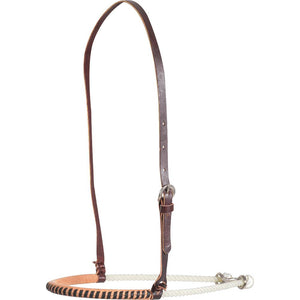 Martin Saddlery Colored Lace Harness Single Rope Noseband Tack - Nosebands & Tie Downs Martin Saddlery Black