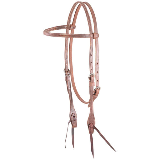 Martin Saddlery 1/2" Stitched Browband Headstall Tack - Headstalls Martin Saddlery