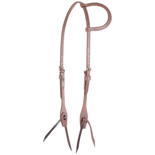 Martin Saddlery 1/2" Stitched Slip Ear Headstall Tack - Headstalls Martin Saddlery
