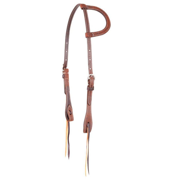 Martin Saddlery Roughout One Ear Headstall Tack - Headstalls Martin Saddlery Chestnut Roughout