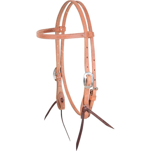 Martin Saddlery Stitched Gag Browband Headstall Tack - Headstalls Martin Saddlery Natural