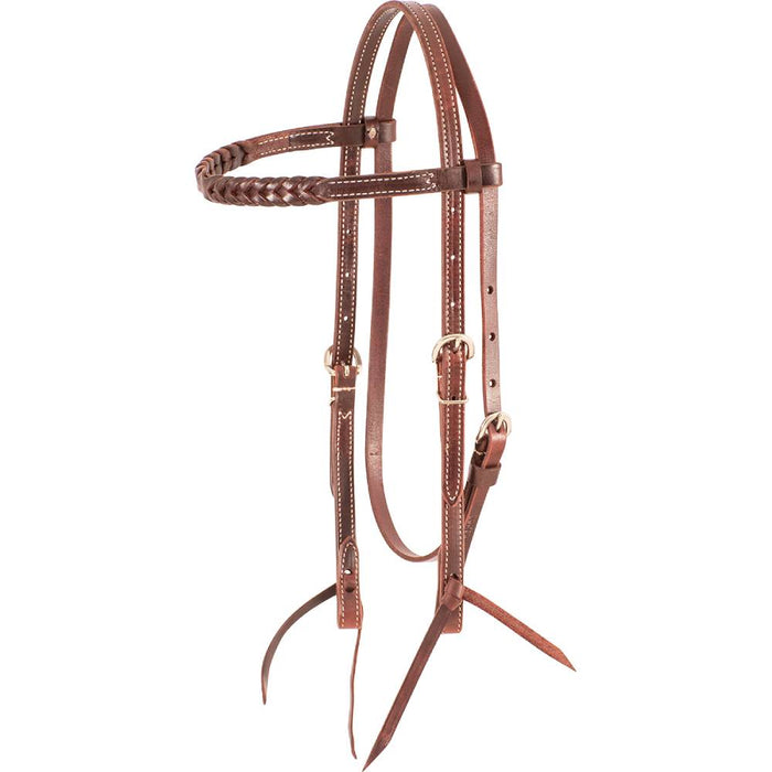 Martin Saddlery Blood Knot Browband Headstall Tack - Headstalls Martin Saddlery Latigo Blood Knots