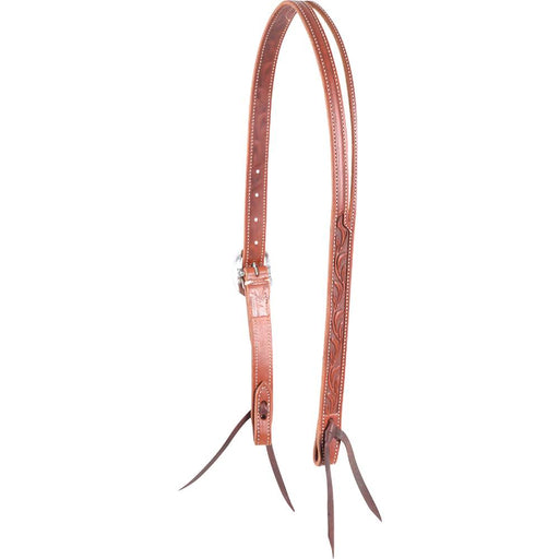 Martin Saddlery Floral Ranahan Split Ear Headstall Tack - Headstalls Martin Saddlery Chestnut