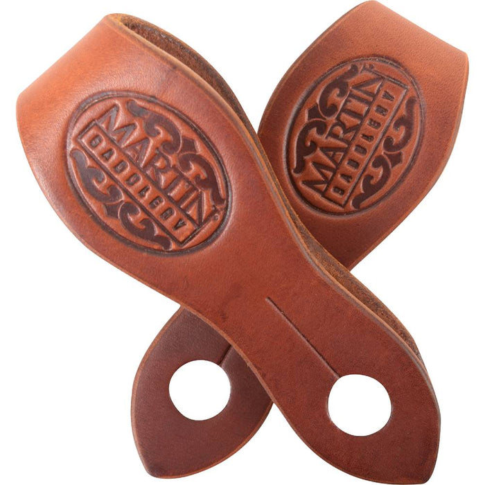 Martin Saddlery Skirting Leather Slobber Straps Tack - Reins Martin Saddlery Chestnut Skirting