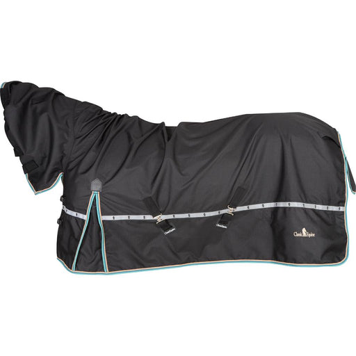 Classic Equine Windbreaker Turnout Sheet With Hood Equine - Blankets & Sheets Classic Equine Black XS