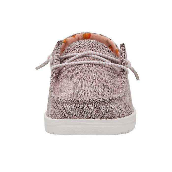 Hey Dude Youth Wendy Stretch - Peach Bud KIDS - Footwear - Casual Shoes Hey Dude