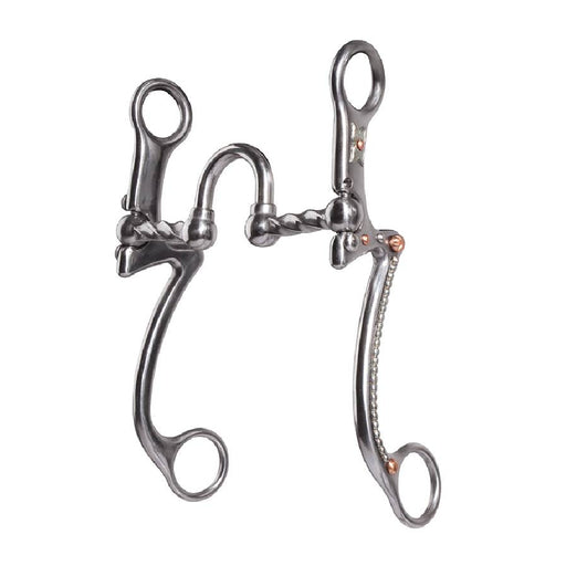 Professional's Choice 7 Shank Silver Collection Tack - Bits Professional's Choice Twisted Correction (2")