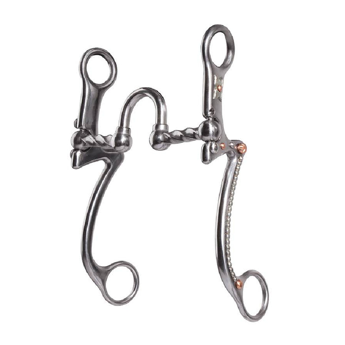 Professional's Choice 7 Shank Silver Collection Tack - Bits Professional's Choice Twisted Correction (2")