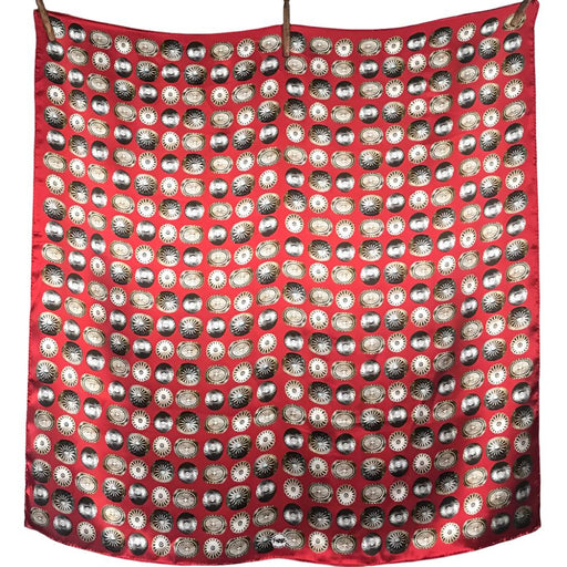 Fringe Scarves "Baby Concho" Long Wild Rag ACCESSORIES - Additional Accessories - Wild Rags & Scarves Fringe Scarves Red