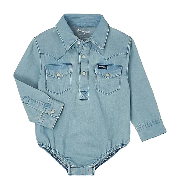 Wrangler Baby Denim Western Onesie KIDS - Baby - Baby Boy Clothing Wrangler